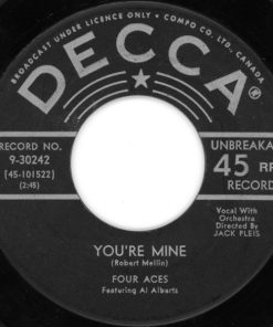 Alternative view of The Four Aces - Bahama Mama/You're Mine (7", Single) (Near Mint (NM or M-))