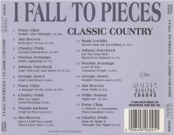 Various - I Fall To Pieces (CD, Comp) (Near Mint (NM or M-)) - Image 5