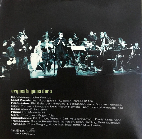 Orquesta Goma Dura - Sounds Like Summer Presents Orquesta Goma Dura Live (CD, Album) (Near Mint (NM or M-)) - Image 2