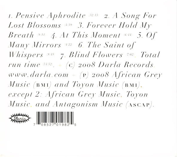 Harold Budd & Clive Wright - A Song For Lost Blossoms (CD, Album) (Near Mint (NM or M-)) - Image 2