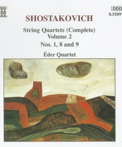 Dmitri Shostakovich, Éder Quartet - String Quartets (Complete) Volume 2 Nos. 1, 8 And 9 (CD, Album, RE) (Near Mint (NM or M-))