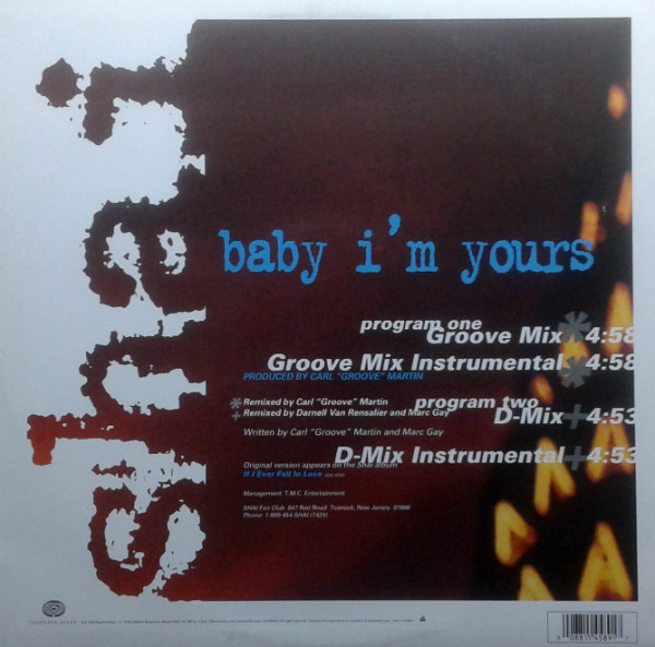 Shai (3) - Baby I'm Yours (12") (Mint (M)) - Image 2