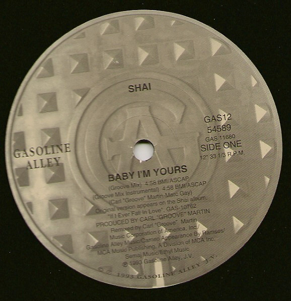 Shai (3) - Baby I'm Yours (12") (Mint (M)) - Image 3