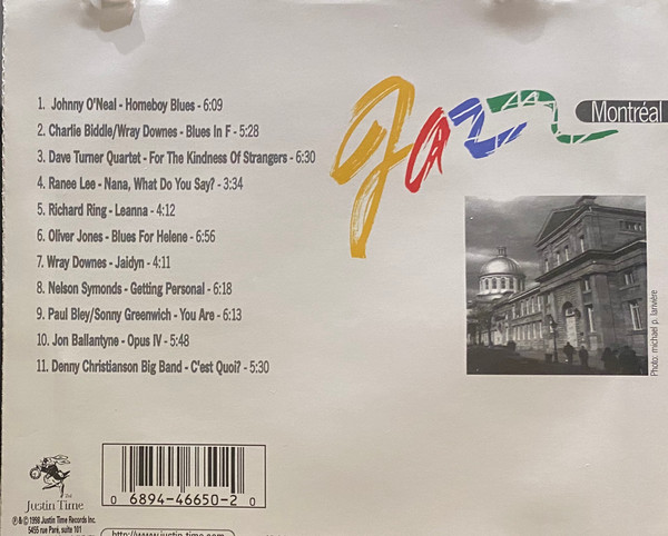 Various - Jazz Montreal (CD, Comp, Smplr) (Mint (M)) - Image 2