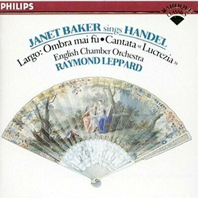 Janet Baker, English Chamber Orchestra, Raymond Leppard - Georg Friedrich Händel - Janet Baker Sings Handel (Largo: Ombra Mai Fù • Cantata «Lucrezia») (CD, Comp) (Near Mint (NM or M-))