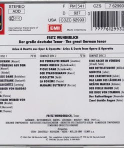 Alternative view of Fritz Wunderlich - Der Große Deutsche Tenor (3xCD, Comp, RE, RM) (Near Mint (NM or M-))