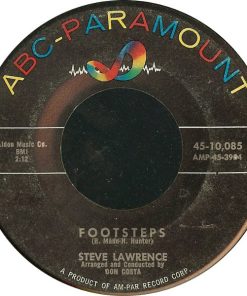Steve Lawrence (2) - Footsteps / You Don't Know (7", Single) (Near Mint (NM or M-))