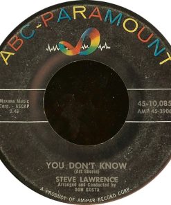 Alternative view of Steve Lawrence (2) - Footsteps / You Don't Know (7", Single) (Near Mint (NM or M-))