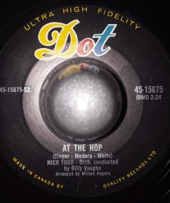 Alternative view of Nick Todd - At The Hop / I Do (7") (Near Mint (NM or M-))