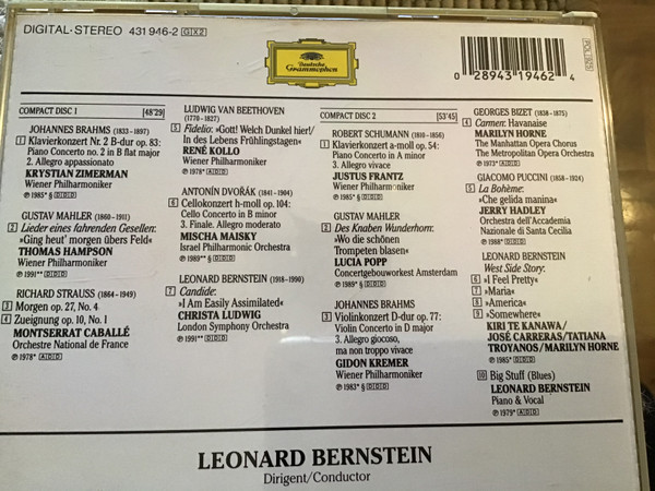 Leonard Bernstein - To Lenny With Love (2xCD, Comp) (Near Mint (NM or M-)) - Image 5