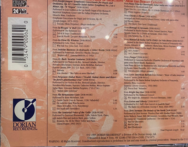 Various - A Dorian Banquet Sampler Vol. VI (CD, Comp, Smplr) (Near Mint (NM or M-)) - Image 2