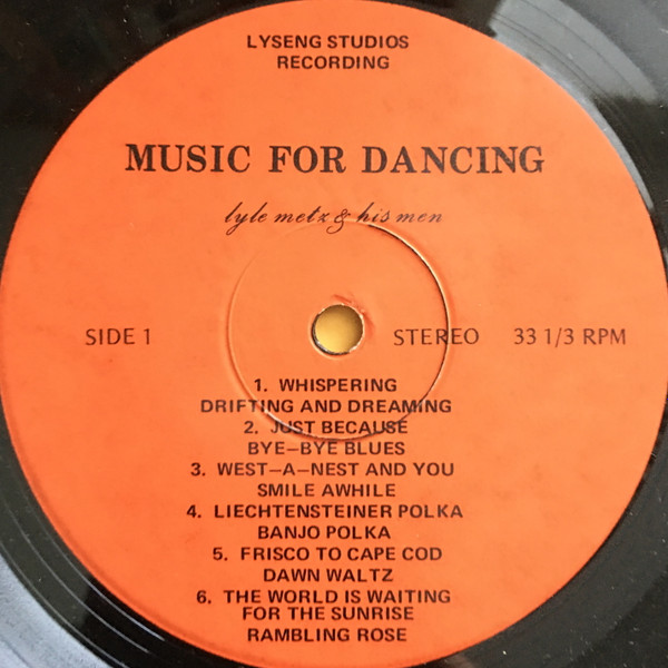 Lyle Metz & His Men - Music For Dancing (LP, Album) (Mint (M)) - Image 3