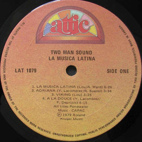 Two Man Sound - La Musica Latina (LP, Album) (Mint (M)) - Image 3