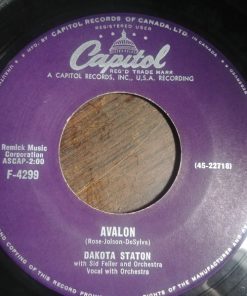 Dakota Staton - Avalon / Where Did We Go? Out. (What Did We Do? Nothing.) (7", Single) (Very Good Plus (VG+))