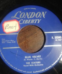 The Statues - Keep The Hall Light Burning / Blue Velvet (7") (Very Good Plus (VG+))