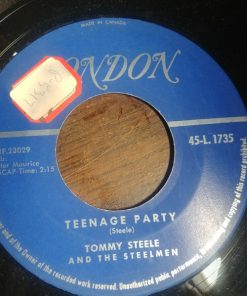 Tommy Steele And The Steelmen - Butterfingers / Teenage Party (7", Single, Mono) (Very Good Plus (VG+))