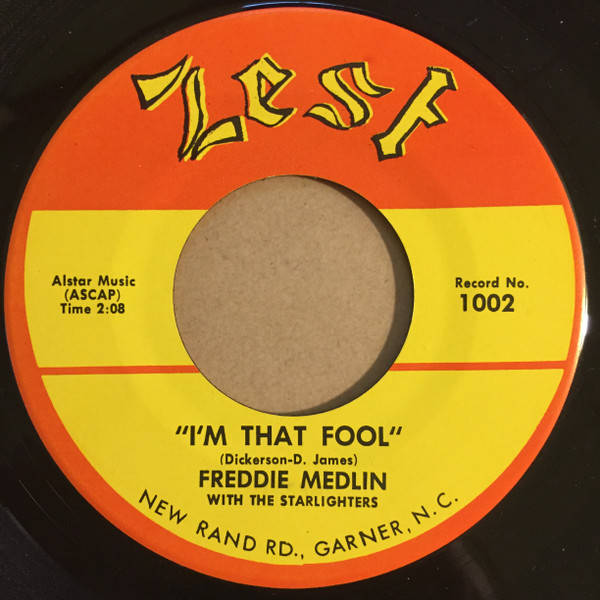 Freddie Medlin With The Starlighters - Things Aren't The Same (7") (Very Good Plus (VG+)) - Image 2