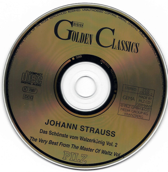 Johann Strauss Jr. - Das Beste Vom Walzerkönig = The Best Of The King Of Waltzes (2xCD) (Near Mint (NM or M-)) - Image 4