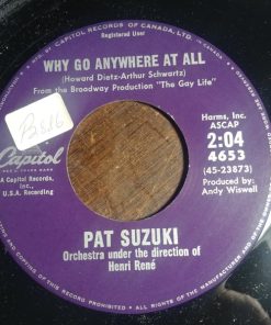 Pat Suzuki - Why Go Anywhere At All / When You Want Me (7", Single) (Very Good Plus (VG+))