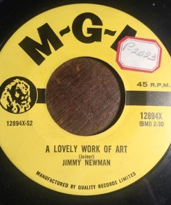 Jimmy C. Newman - A Lovely Work Of Art / What About Me (7", Single) (Very Good Plus (VG+))