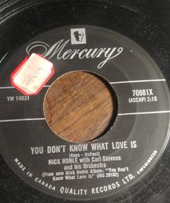 Nick Noble - You Don't Know What Love Is / The Star You Wished Upon Last Night (7") (Very Good Plus (VG+))