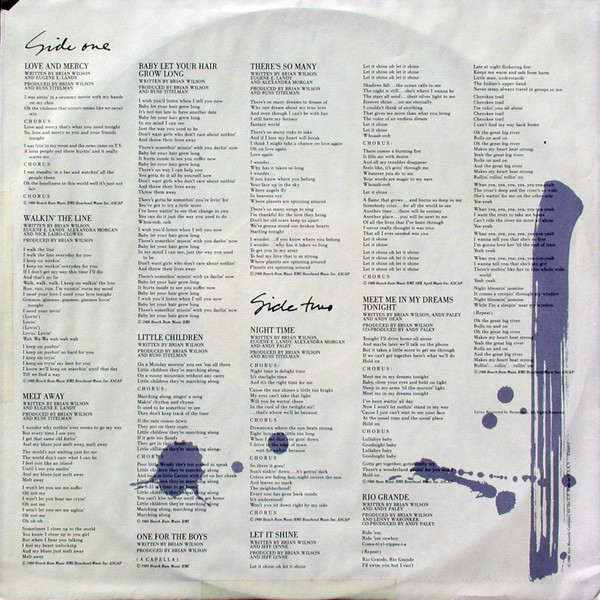 Brian Wilson - Brian Wilson (LP, Album, Spe) (Mint (M)) - Image 3