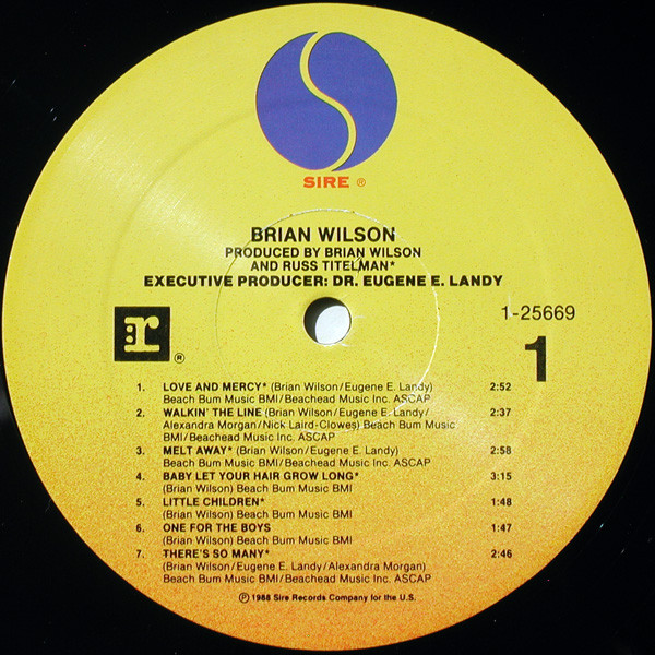 Brian Wilson - Brian Wilson (LP, Album, Spe) (Mint (M)) - Image 5