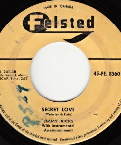 Jimmy Ricks (2) - Secret Love / If It Didn't Hurt So Much (7", Single) (Very Good Plus (VG+))