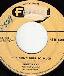 Alternative view of Jimmy Ricks (2) - Secret Love / If It Didn't Hurt So Much (7", Single) (Very Good Plus (VG+))