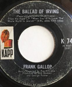 Frank Gallop / Phil Leeds - The Ballad Of Irving / Would You Believe It? (7", Single) (Very Good Plus (VG+))
