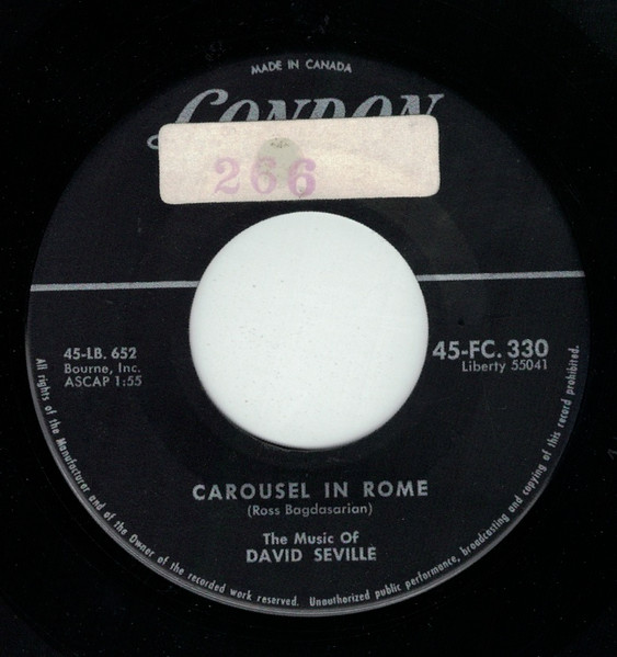 David Seville - Armen's Theme (7", Single) (Very Good (VG)) - Image 2
