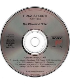 Franz Schubert - The Cleveland Octet - Octet (CD, Album, RE) (Near Mint (NM or M-)) - Image 3