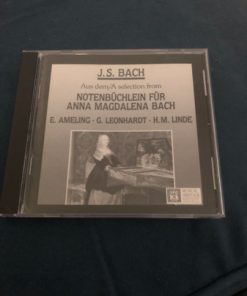 Johann Sebastian Bach - Elly Ameling, Gustav Leonhardt, Hans-Martin Linde - A Selection From The Little Notebook For Anna Magdalena Bach (CD, RE) (Near Mint (NM or M-))