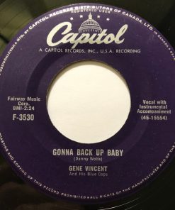 Alternative view of Gene Vincent & His Blue Caps - Race With The Devil / Gonna Back Up Baby (7", Single) (Near Mint (NM or M-))