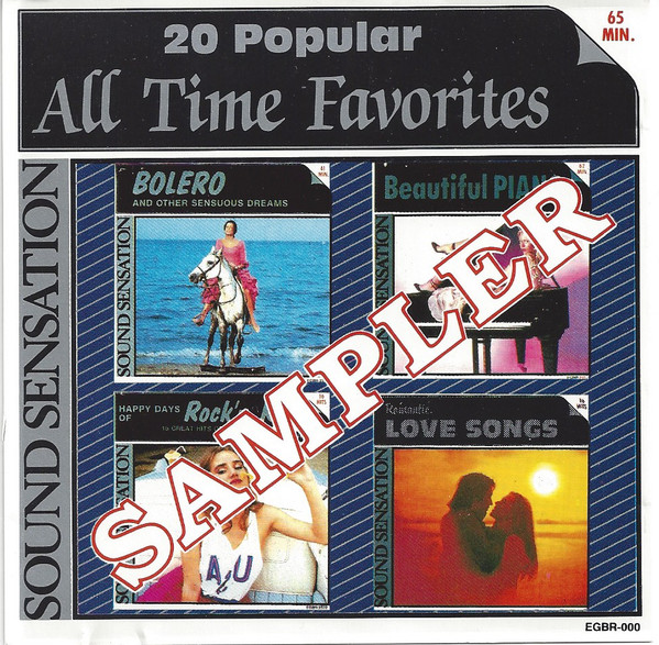 Various - 20 Popular All Time Favorites (CD, Album, Comp, Smplr) (Near Mint (NM or M-))