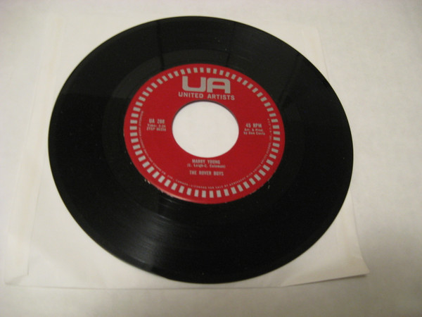 The Rover Boys - Is It Me? / Marry Young (7", Single) (Very Good Plus (VG+)) - Image 2