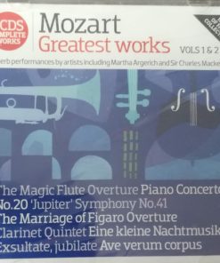 Alternative view of Wolfgang Amadeus Mozart - Greatest Works Vols 1 & 2 (2xCD, Comp) (Near Mint (NM or M-))