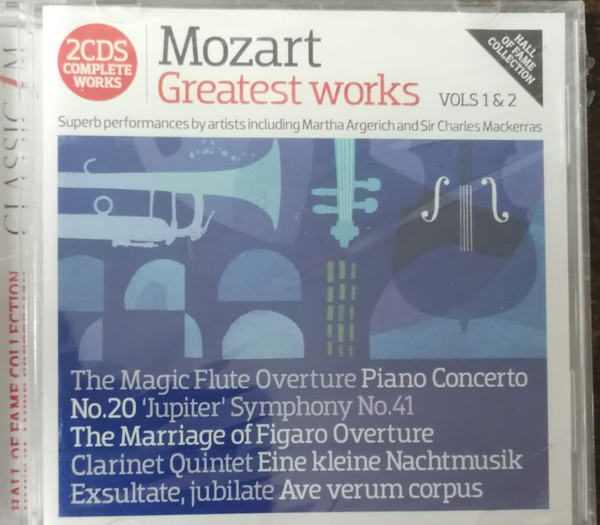 Wolfgang Amadeus Mozart - Greatest Works Vols 1 & 2 (2xCD, Comp) (Near Mint (NM or M-)) - Image 2