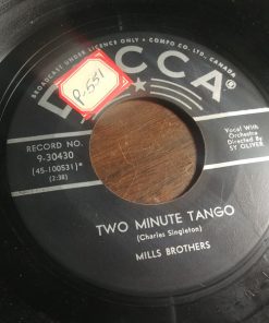 The Mills Brothers - Two Minute Tango (7", Single) (Very Good Plus (VG+))