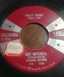 Guy Mitchell - Guilty Heart / Half As Much (7", Single) (Very Good Plus (VG+))