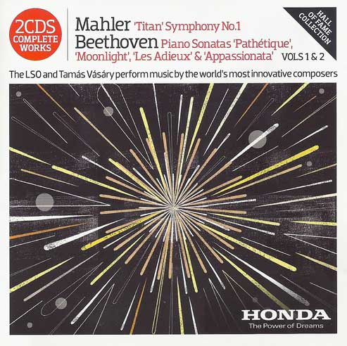 Gustav Mahler, Ludwig van Beethoven - Mahler "Titan" Symphony No.1 - Beethoven Piano Sonatas "Pathétique","Moonlight", "Les Adieux" & "Appassionata" (2xCD, Comp) (Near Mint (NM or M-))