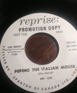 Lou Monte - Pepino The Italian Mouse / What Did Washington Say (When He Crossed The Delaware) (7", Single, Promo) (Very Good Plus (VG+))
