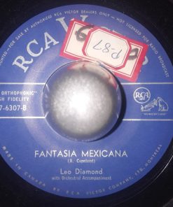 Alternative view of Leo Diamond - Mister X / Fantasia Mexicana (7", Single) (Very Good Plus (VG+))