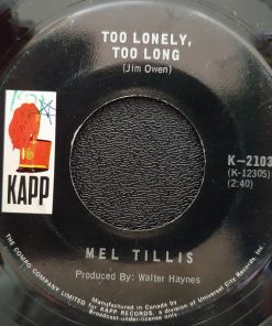 Mel Tillis - Too Lonely, Too Long / Memories Made This House (7", Single) (Near Mint (NM or M-))