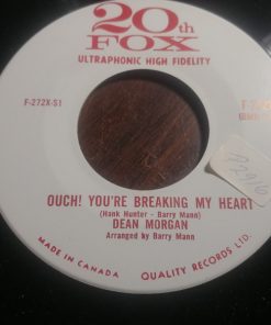 Dean Morgan - Ouch! You're Breaking My Heart / What's Up Buttercup (7", Single) (Very Good Plus (VG+))