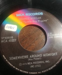 George Morgan (2) - Somewhere Around Midnight / I Never Knew Love (Until I Met You) (7", Single) (Very Good Plus (VG+))