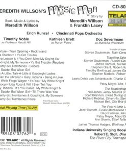 Alternative view of Meredith Willson -  Erich Kunzel, Cincinnati Pops Orchestra - Meredith Willson's The Music Man (CD, Album) (Near Mint (NM or M-))