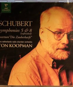 Franz Schubert, Radio Kamerorkest, Ton Koopman - Symphonies 5 & 8 (Unfinshed), Overture "Die Zauberharfe" (CD, Album) (Near Mint (NM or M-))