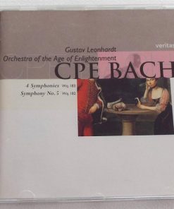 Carl Philipp Emanuel Bach - Gustav Leonhardt, Orchestra Of The Age Of Enlightenment - 4 Symphonies Wq.183 / Symphony No. 5 Wq.182 (CD, RE) (Near Mint (NM or M-))