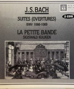 Johann Sebastian Bach, La Petite Bande, Sigiswald Kuijken - Suites (Overtures) BWV 1066−1069 (2xCD, RE) (Near Mint (NM or M-))